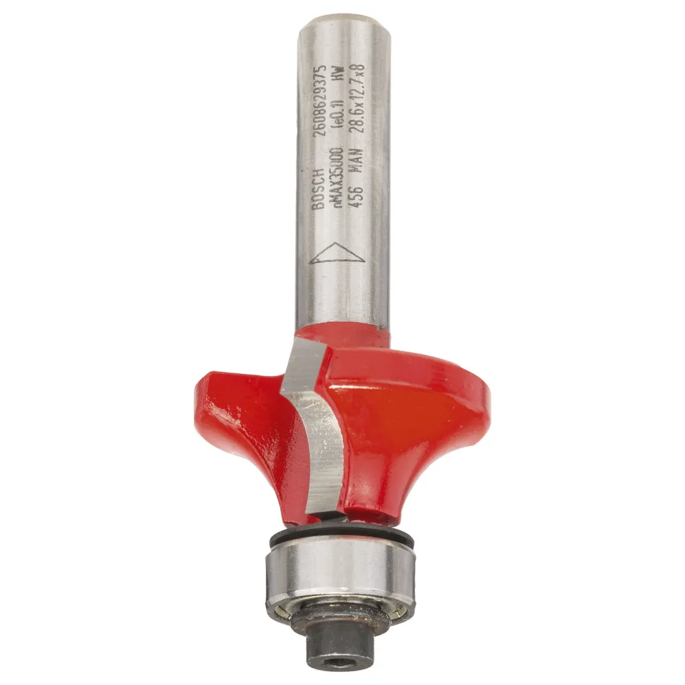 Bosch Abrundfräser Expert Wood 8 mm D 28,6 mm R1 7,9 mm AL 12,7 mm G 55,2 mm - 2608629375