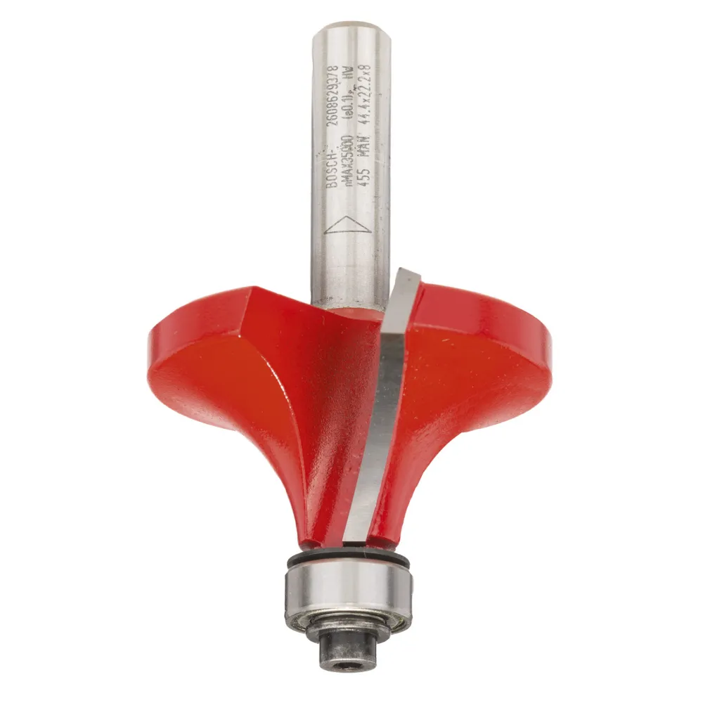 Bosch Abrundfräser Expert Wood 8 mm D 44,4 mm R1 15,9 mm AL 22,2 mm G 64,7 mm - 2608629378