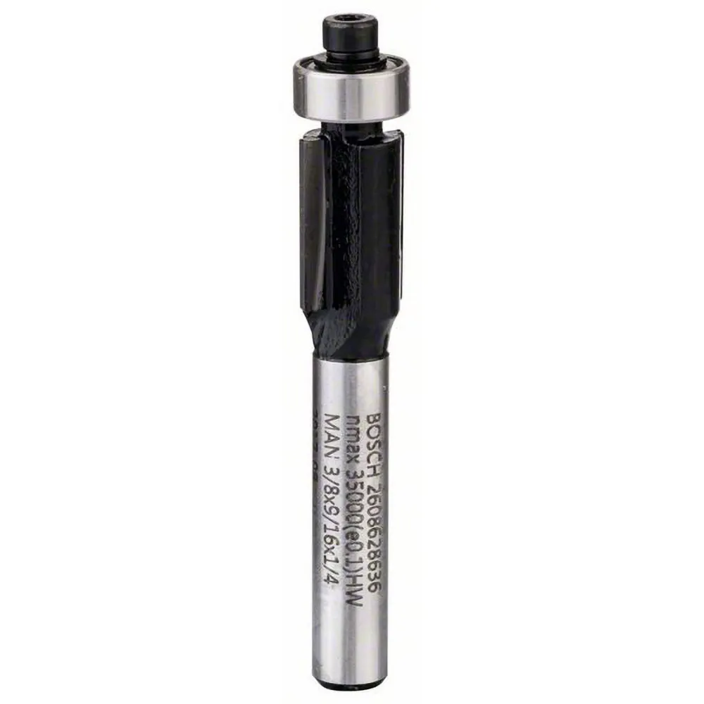 Bosch Laminat-Bündigfräser 1/4" Ø 9,5 mm L 13,7 mm G 56 mm - 2608628636