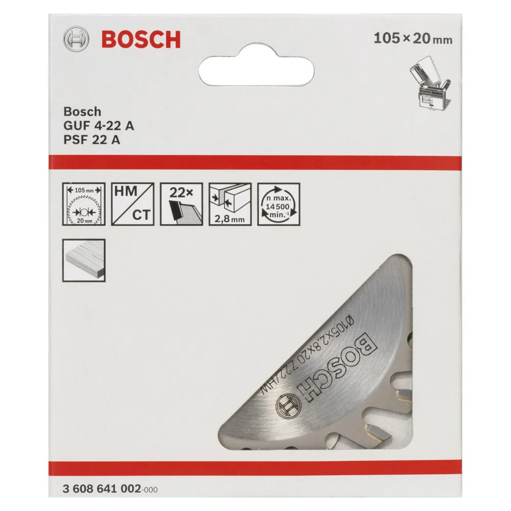 Bosch Scheibenfräser 22 20 mm 2,8 mm -3608641002