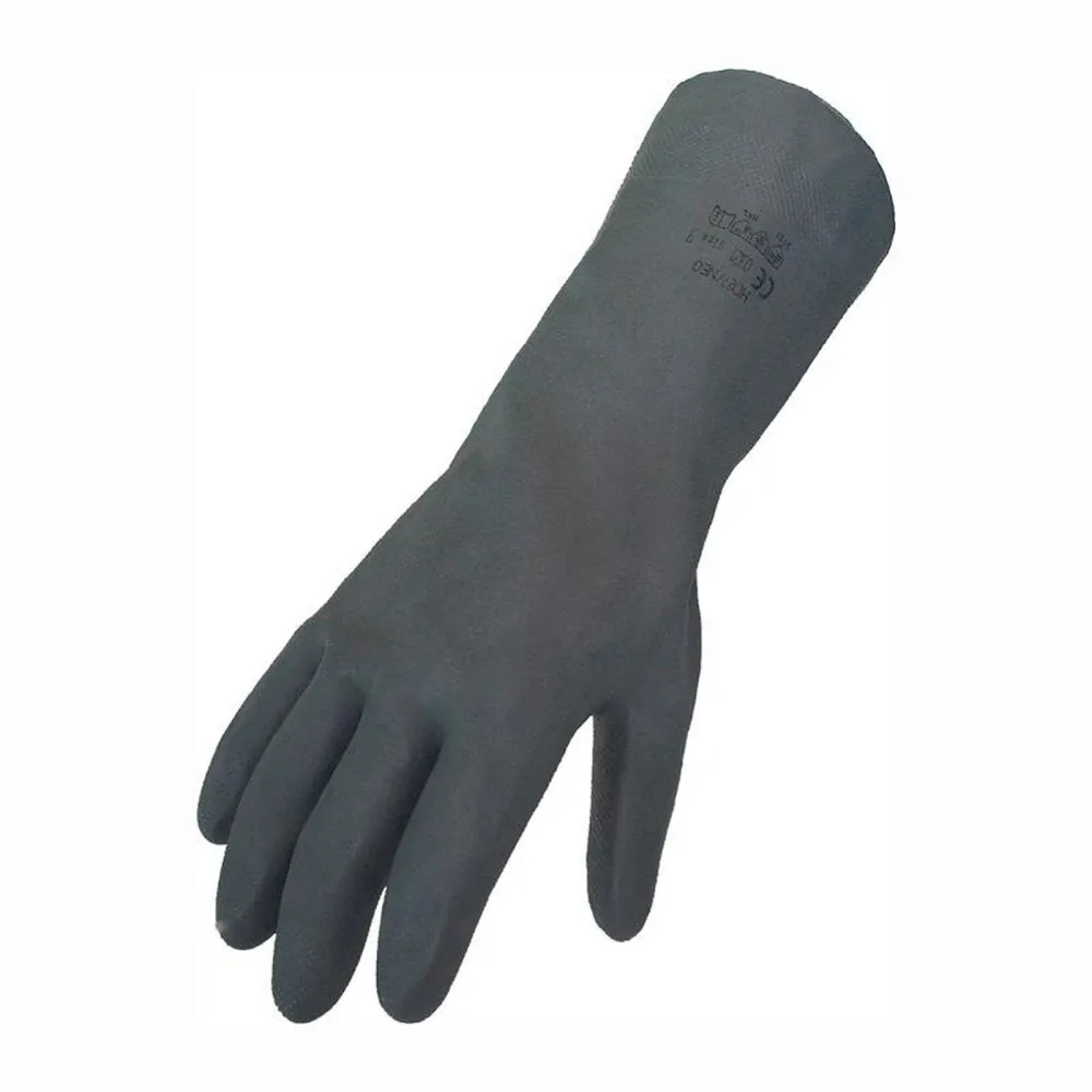ASATEX Chemiehandschuh schwarz Gr. 8 EN 388 EN 374 PSA III - 3470/8