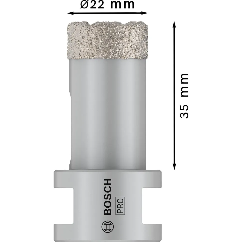 Bosch PRO Core Cutter dry 22 x 35 x 22,23 mm - 2608587116
