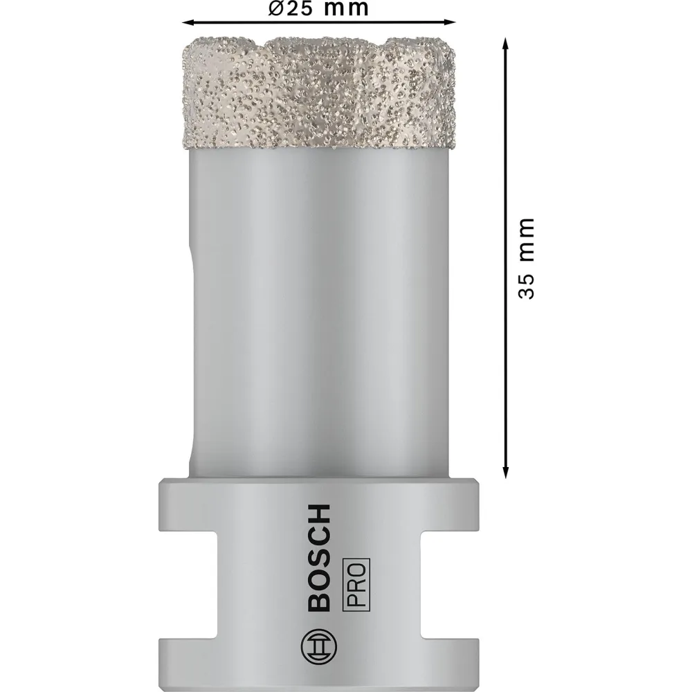 Bosch PRO Core Cutter dry 25 x 35 x 22,23 mm - 2608587117
