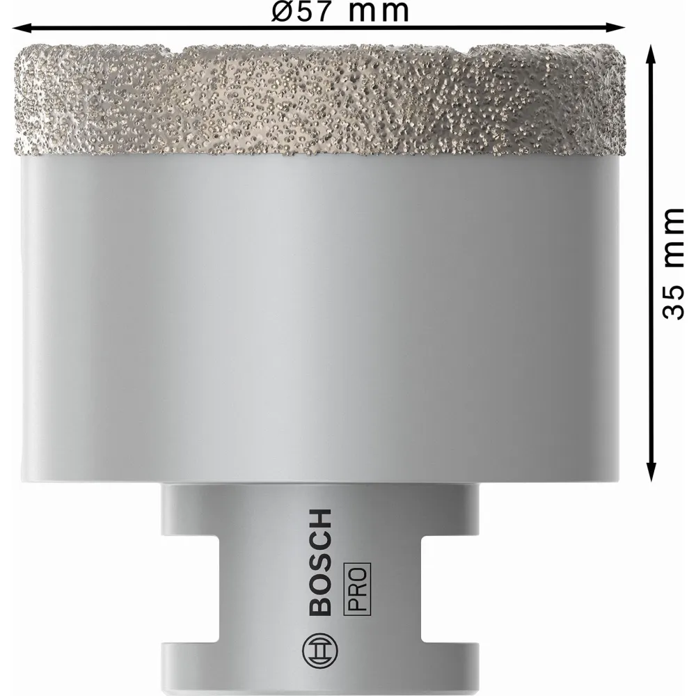 Bosch PRO Core Cutter dry 57 x 35 x 22,23 mm - 2608587127