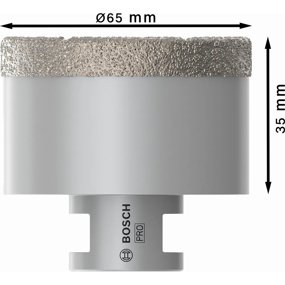 Bosch PRO Core Cutter dry 65 x 35 x 22,23 mm - 2608587129