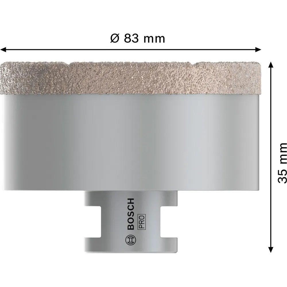 Bosch PRO Core Cutter dry 83 x 35 x 22,23 mm - 2608587135