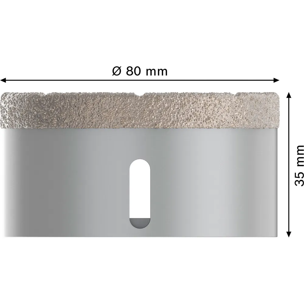 Bosch PRO Core Cutter dry X-Lock 80 x 35 mm - 2608599025