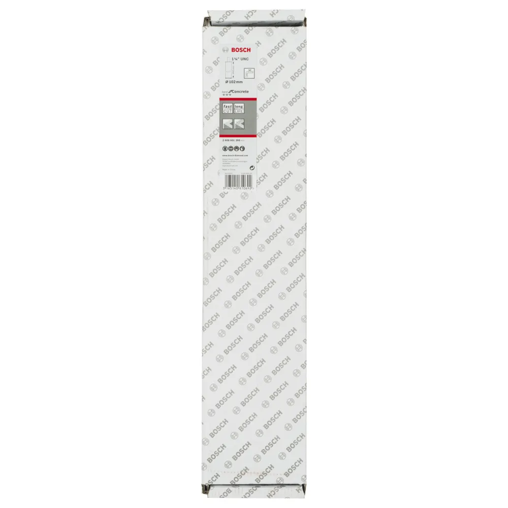 Bosch Diamantnassbohrkrone 1 1/4" UNC Best Concrete 102 mm 450 mm 9 11,5 mm - 2608601366