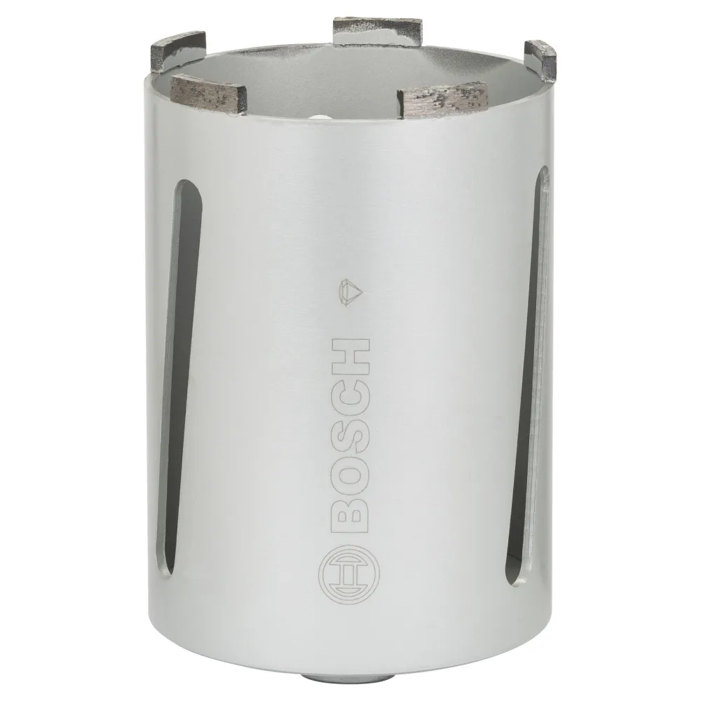 Bosch Diamanttrockenbohrkrone G 1/2 Standard Universal 107 mm 150 mm 6 Segmente 7 mm - 2608587341