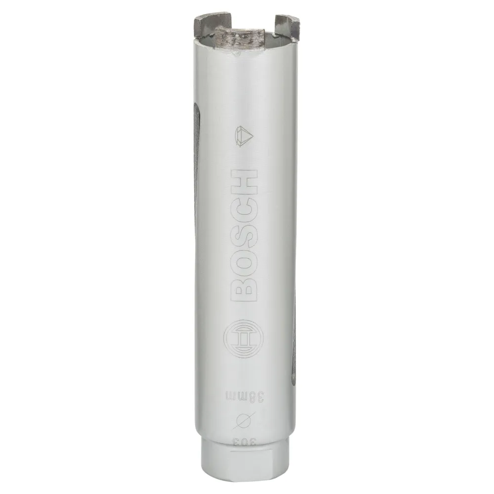 Bosch Diamanttrockenbohrkrone G 1/2 Standard Universal 38 mm 150 mm 3 Segmente 7 mm - 2608587337