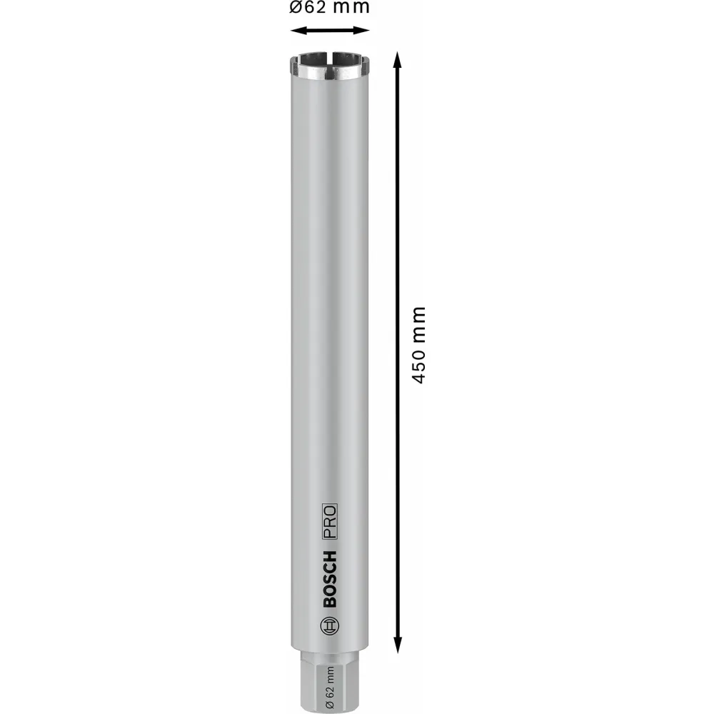 Bosch PRO Core Cutter wet 62 x 450 mm G 1 1/4 Zoll UNC - 2608601737