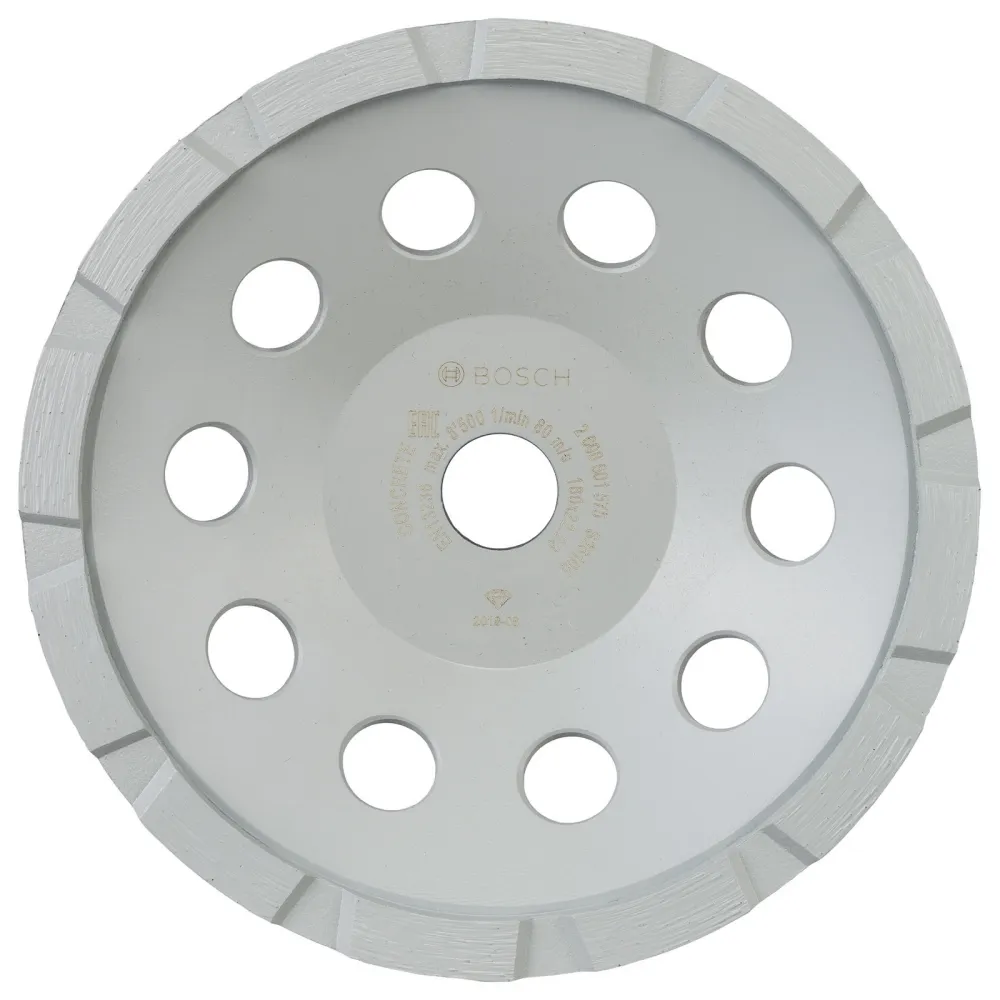 Bosch Diamanttopfscheibe Standard Concrete 180 x 22,23 x 5 mm - 2608601575