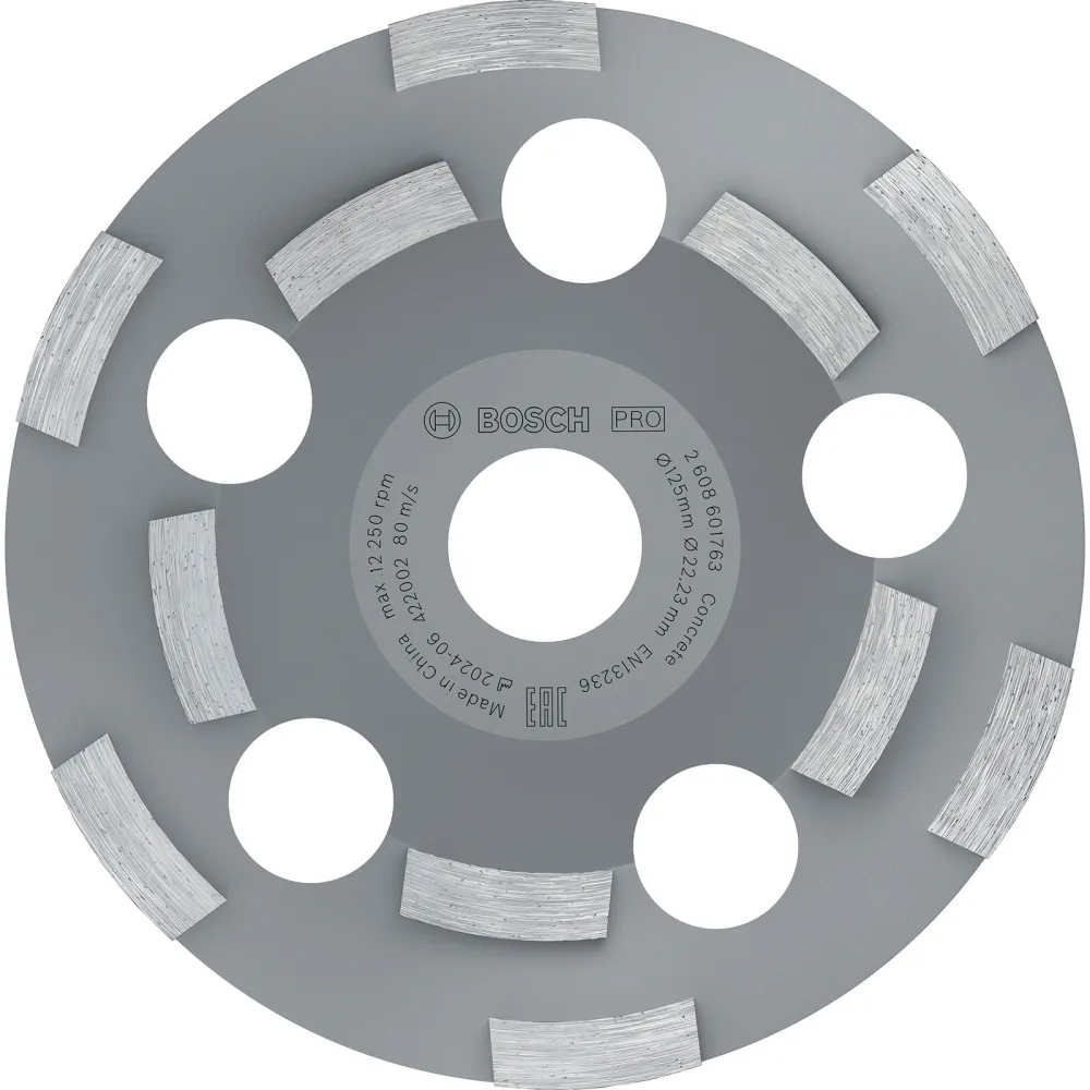 Bosch PRO Abrasive Schleifkopf 50 x 125 mm 22,23 mm - 2608602553
