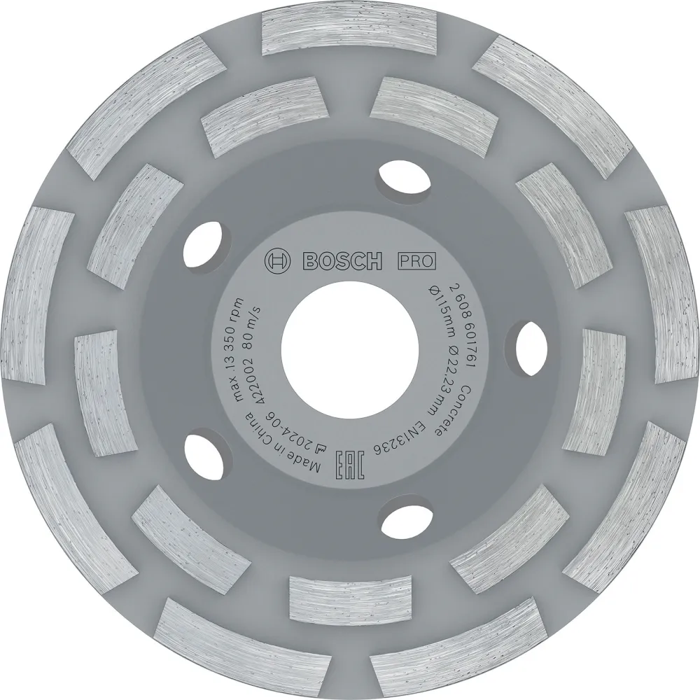 Bosch PRO Concrete Schleifkopf 50 x 115 mm 22,23 mm - 2608601761