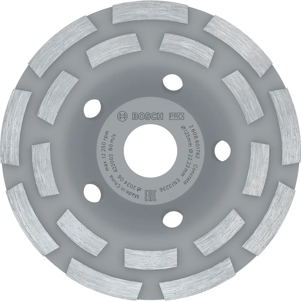 Bosch PRO Concrete Schleifkopf 50 x 125 mm 22,23 mm - 2608601762