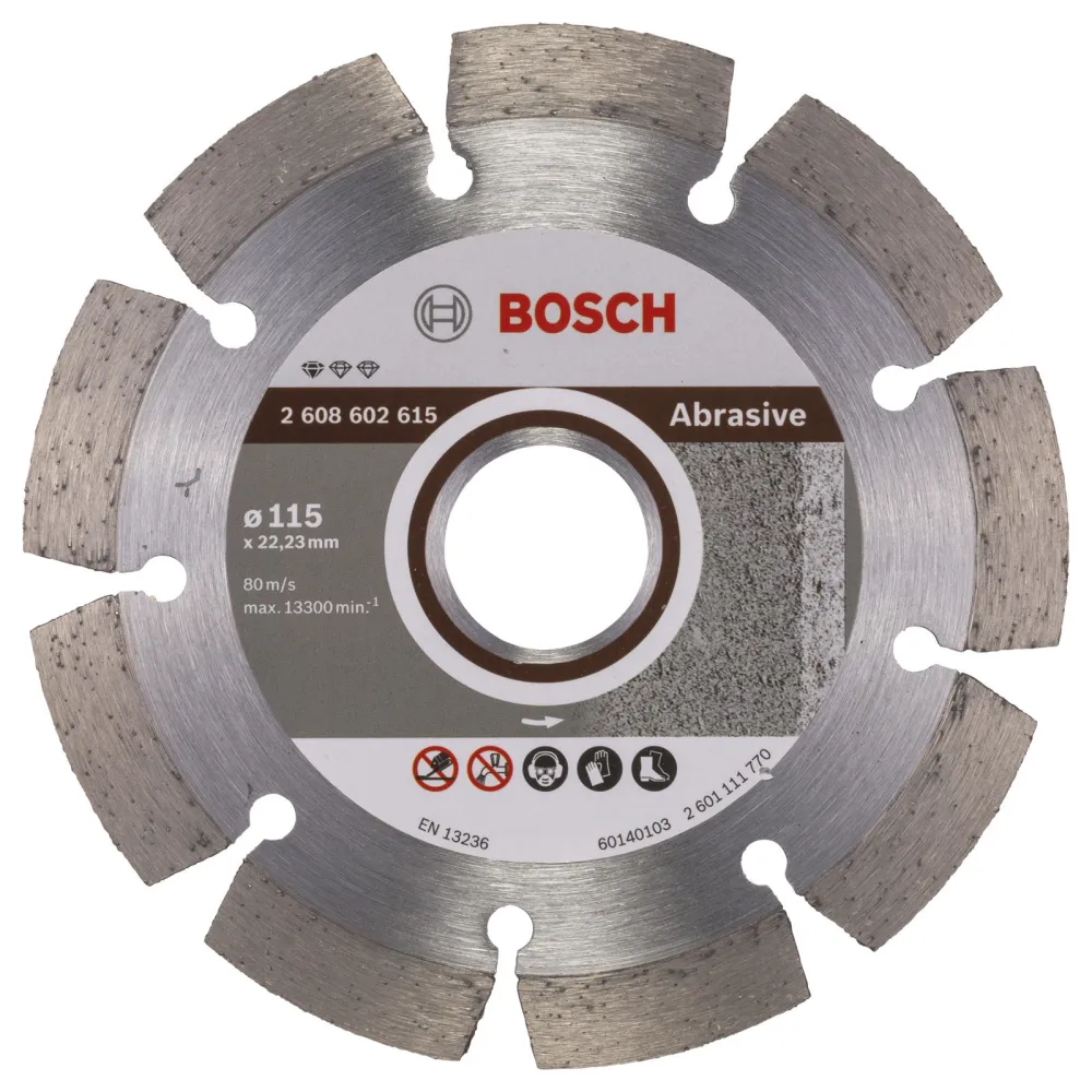 Bosch Diamanttrennscheibe Standard Abrasive 115x22,23x6x7 mm 2608602615