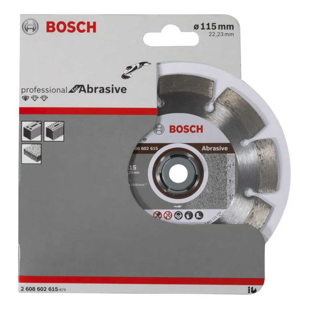 Bosch Diamanttrennscheibe Standard Abrasive 115x22,23x6x7 mm 2608602615