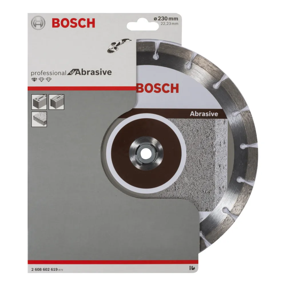Bosch Diamanttrennscheibe Standard Abrasive 230x22,23x2,3x10 mm 2608602619