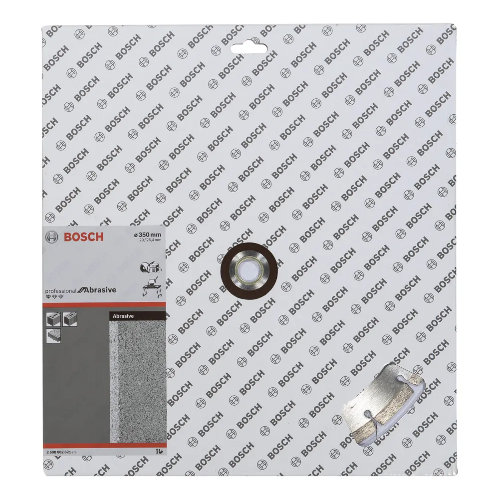 Bosch Diamanttrennscheibe Standard Abrasive, 350 x 20,00+25,40 x 2,8 x 10 mm -2608602621