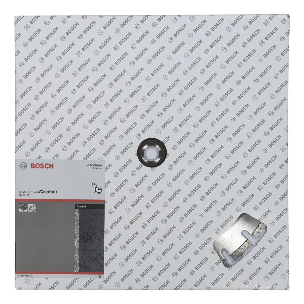 Bosch Diamanttrennscheibe Standard Asphalt, 450 x 25,40 x 3,2 x 8 mm -2608602627