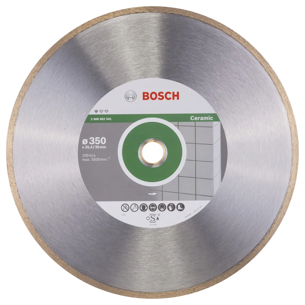 Bosch Diamanttrennscheibe Standard Ceramic, 350 x 30+25,40 x 2 x 7 mm -2608602541