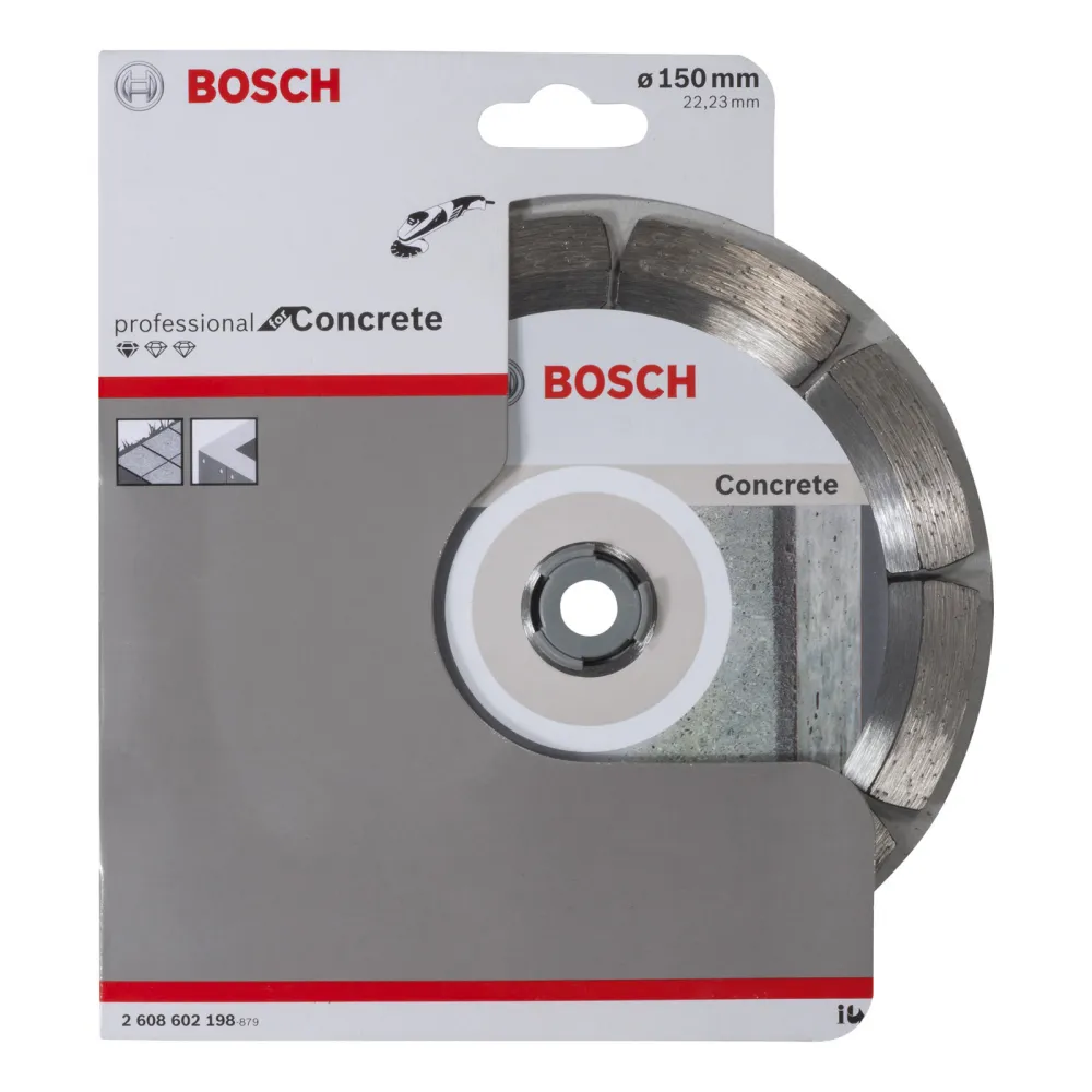 Bosch Diamanttrennscheibe Standard Concrete 150x22,23x2x10 mm 2608602198