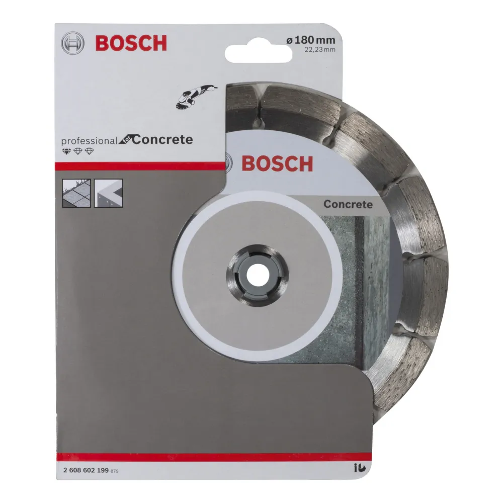 Bosch Diamanttrennscheibe Standard Concrete 180x22,23x2x10 mm 2608602199