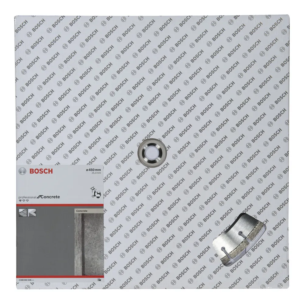 Bosch Diamanttrennscheibe Standard Concrete, 450 x 25,40 x 3,6 x 10 mm -2608602546