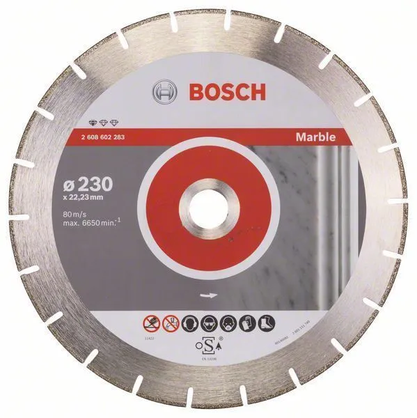 Bosch Diamanttrennscheibe Standard Marble 230x22,23x2,8x3 mm 2608602283