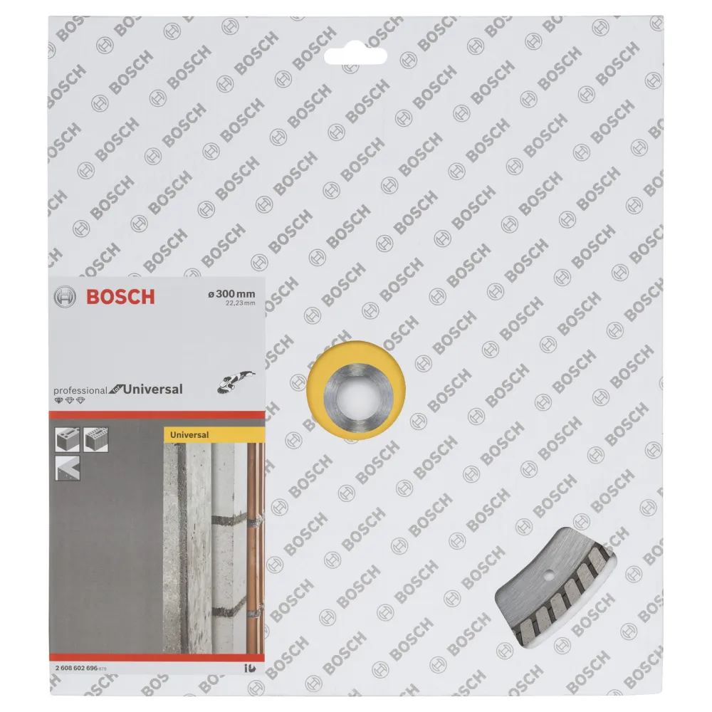 Bosch Diamanttrennscheibe Standard Universal Turbo 300x22,23x3x10 mm 2608602696