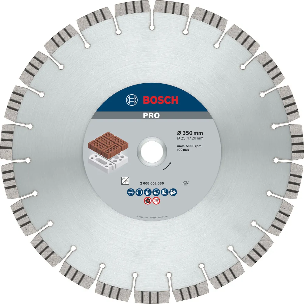 Bosch PRO Abrasive Diamanttrennscheibe 350 x 20/25,4 mm - 2608602686