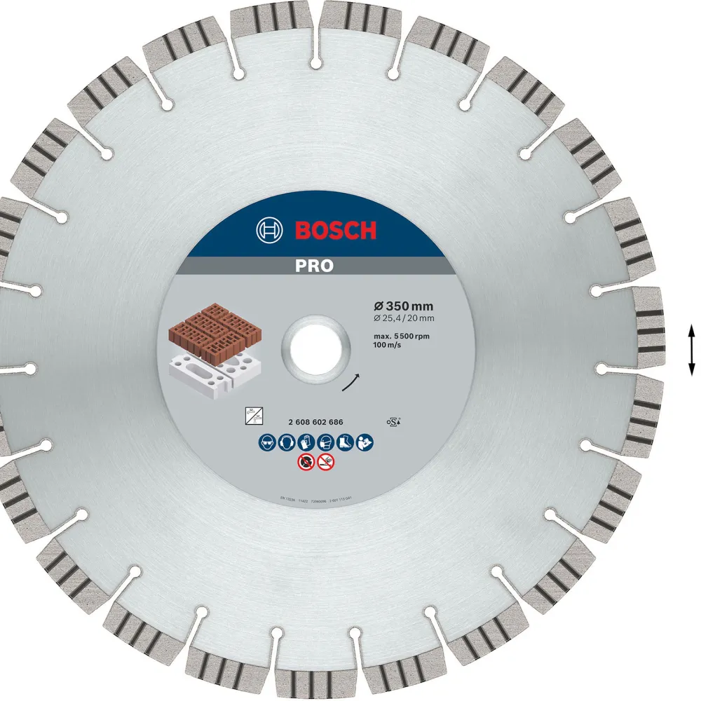Bosch PRO Abrasive Diamanttrennscheibe 350 x 20/25,4 mm - 2608602686