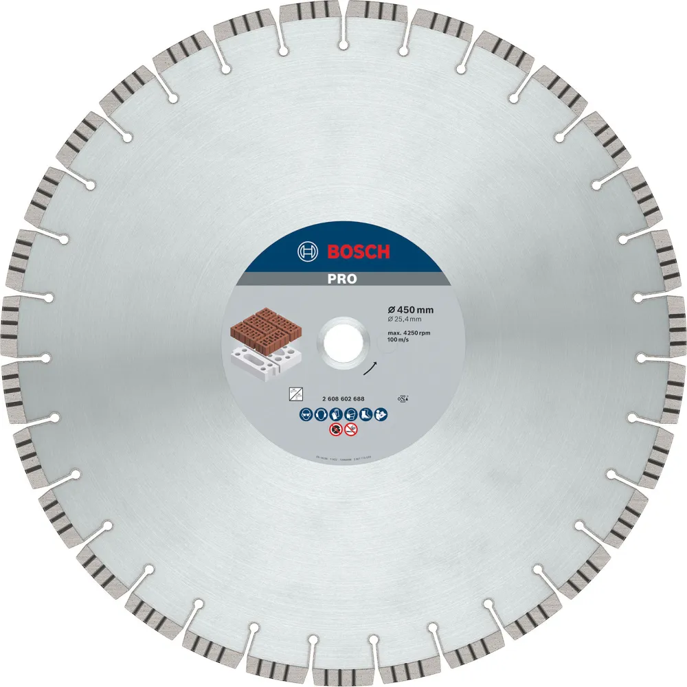 Bosch PRO Abrasive Diamanttrennscheibe 450 x 25,4 mm - 2608602688
