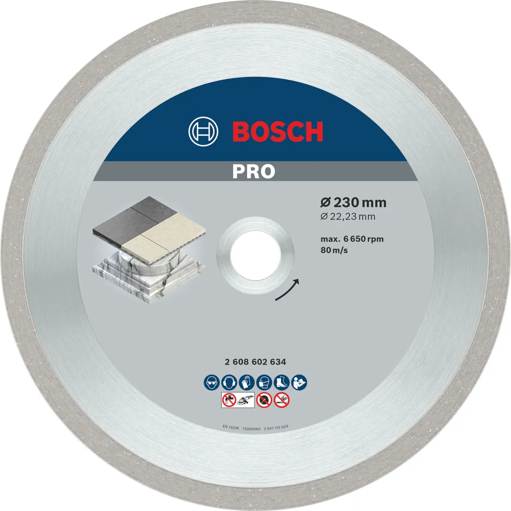 Bosch PRO Ceramic Diamanttrennscheibe 230 x 22,23 mm - 2608602634