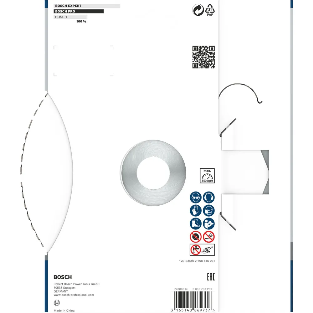 Bosch PRO Multi Material Diamanttrennscheibe 180 x 22,23 mm - 2608615063