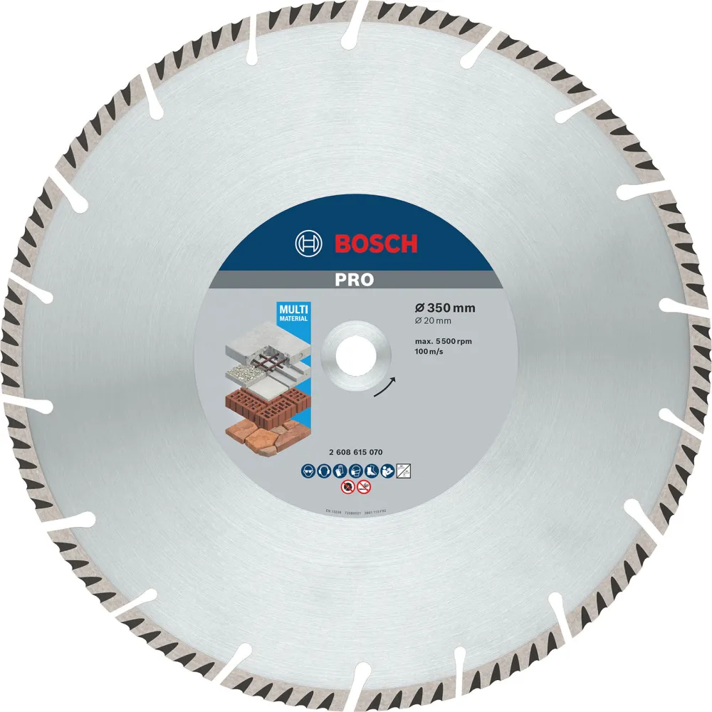 Bosch PRO Multi Material Diamanttrennscheibe 350 x 20 mm - 2608615070