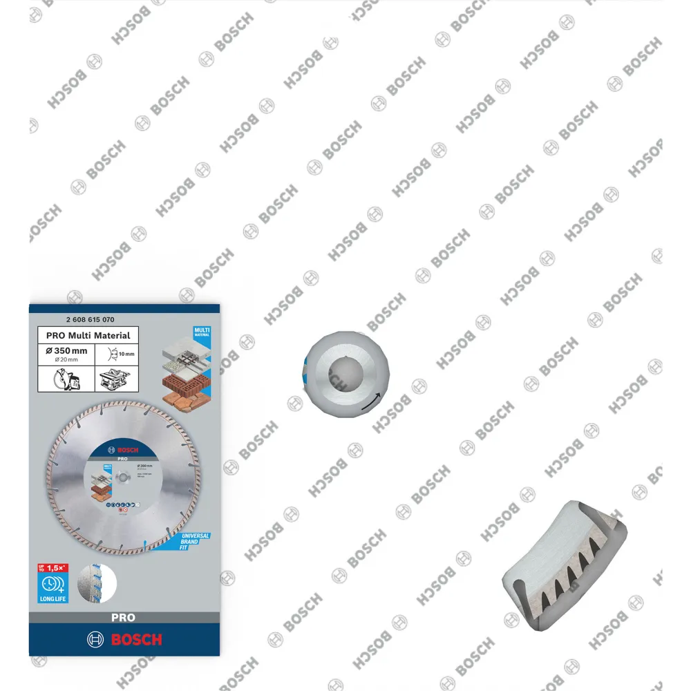 Bosch PRO Multi Material Diamanttrennscheibe 350 x 20 mm - 2608615070