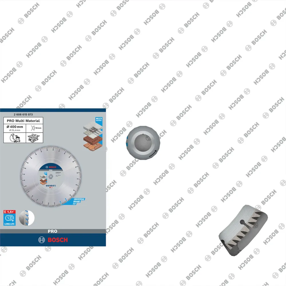 Bosch PRO Multi Material Diamanttrennscheibe 400 x 25,4 mm - 2608615073