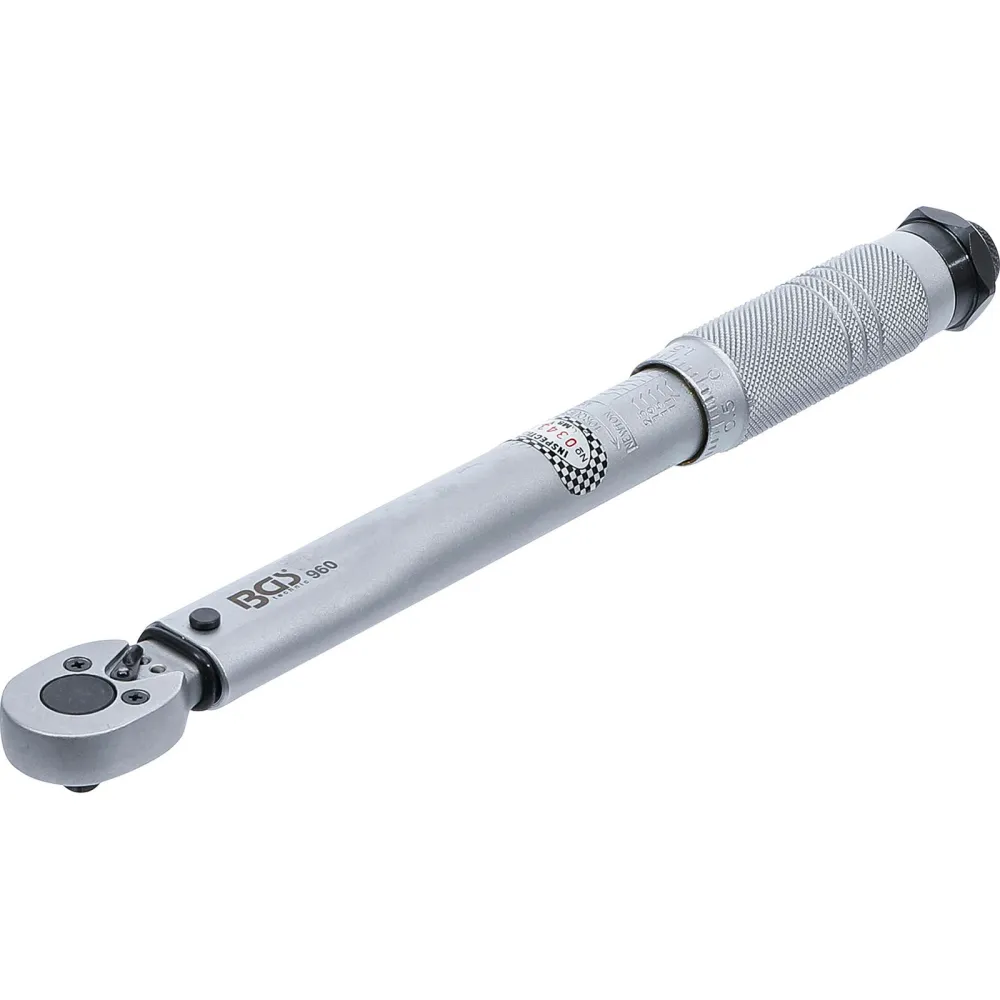 BGS Drehmomentschlüssel Abtrieb Außenvierkant 6,3 mm (1/4") 5 - 25 Nm - 960