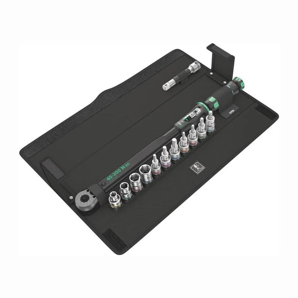 Wera Drehmomentschlüsselset Click-Torque C 3 Set 1 13tlg. 40 - 200 Nm 1/2" - 5075680001