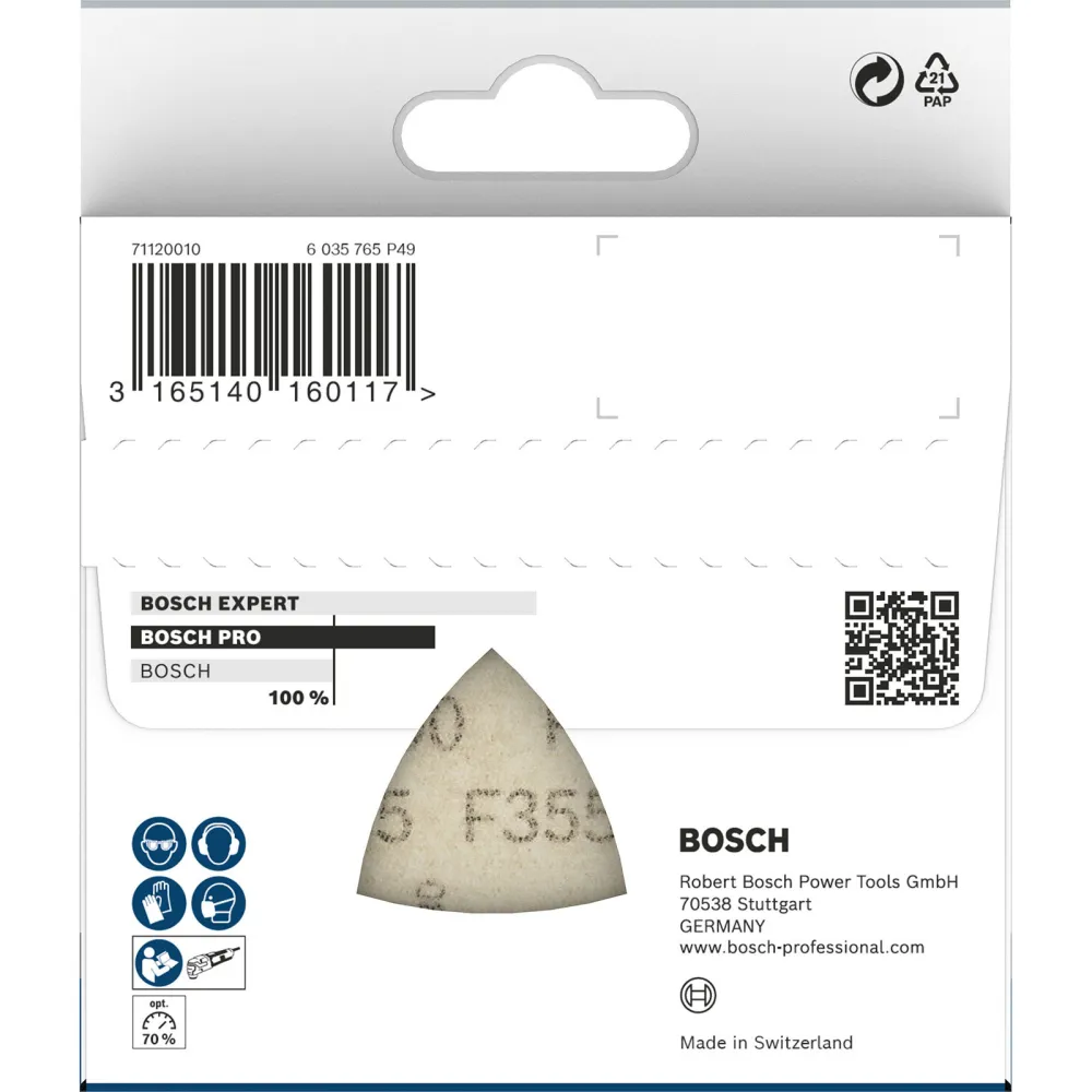 Bosch PRO F355 Schleifblatt 93 mm 100 - 2608605193