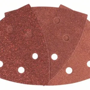 Bosch Schleifblatt-Set für Delta-Schleifer 25tlg. 6 Löcher Klett 105 mm Klett 60 120 180 - 2607017111