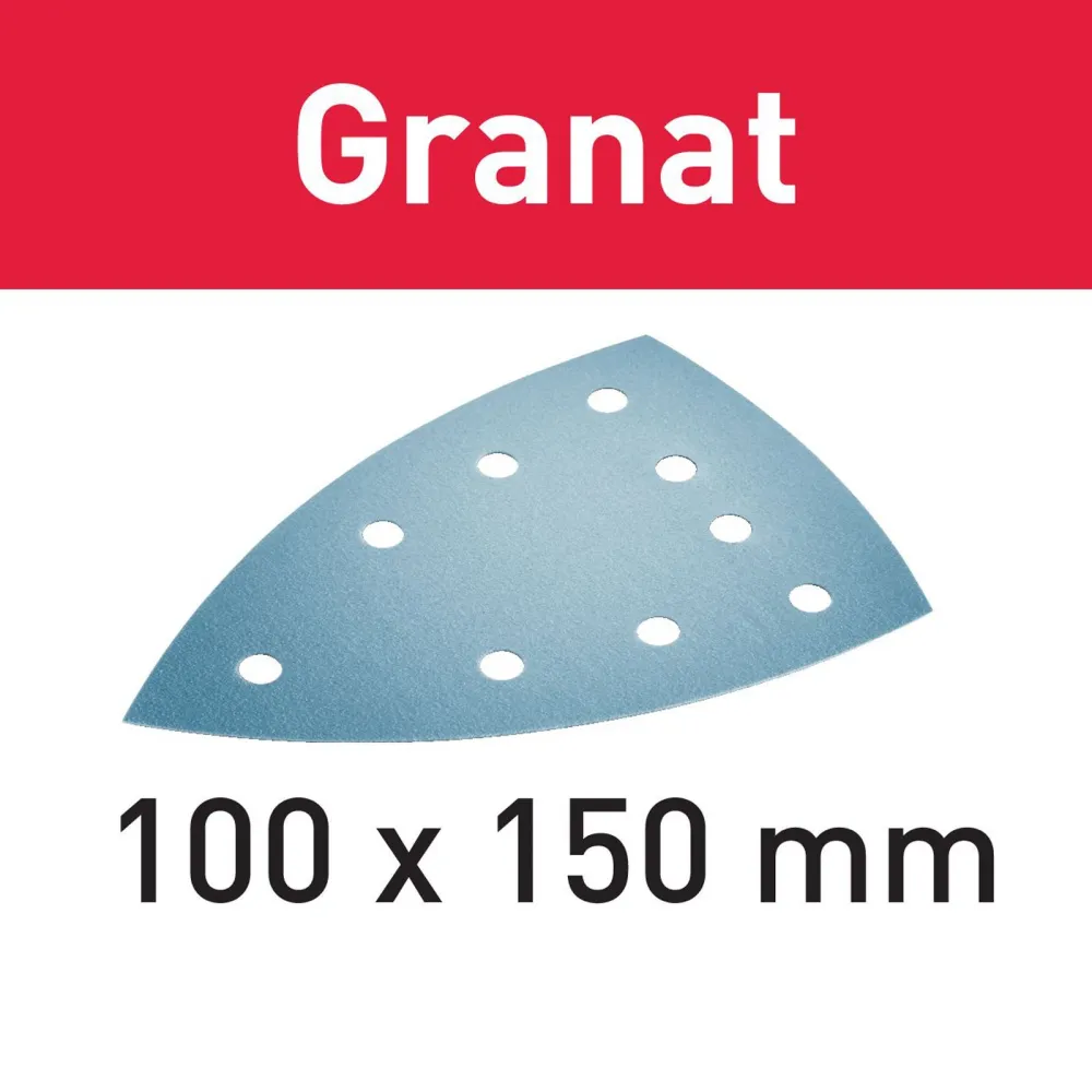 Festool 10x Schleifblatt STF DELTA/9 P40 GR/10 Granat - 577538