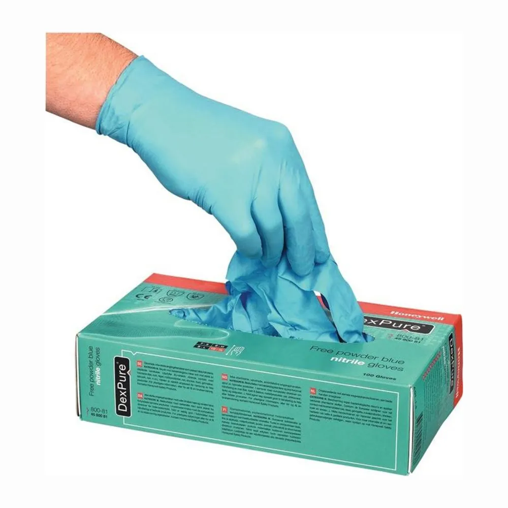 Honeywell 100x Einweghandschuhe Dexpure 800-81 blau Gr. XL - 4580081 GR.XL