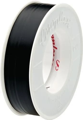 COROPLAST Elektroisolierband 302 schwarz 10 m x 15 mm Rolle - 1669