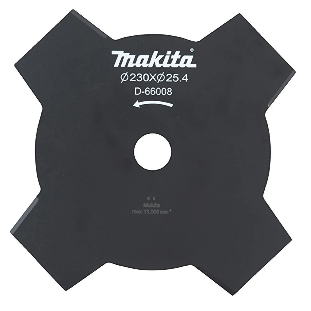Makita 4-Zahn-Schlagmesser 230 x 25,4 mm - D-66008
