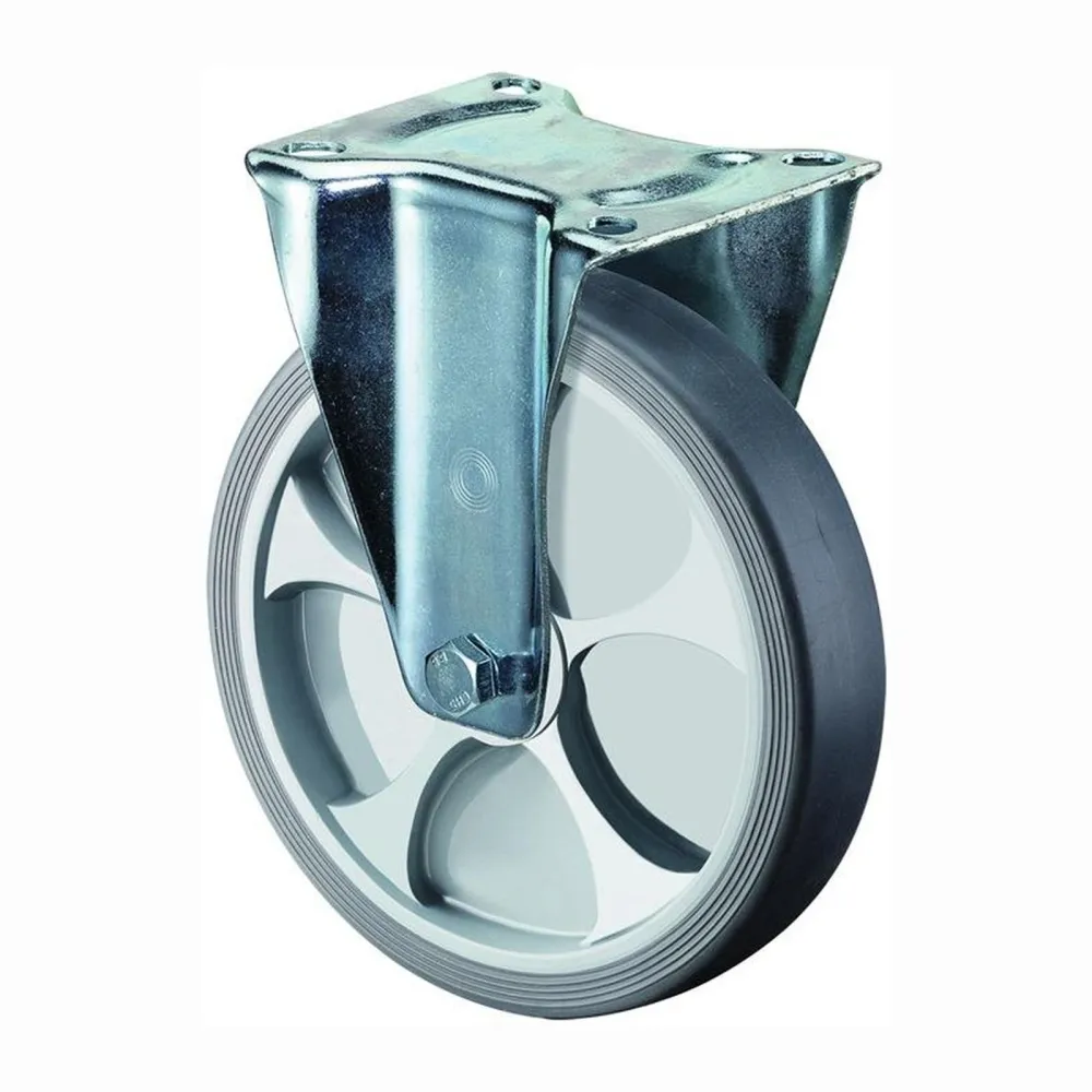 BS Rollen Bockrolle thermoplastisch Rollenlager Rad-Ø 125 mm 120 kg - L410.B44.126