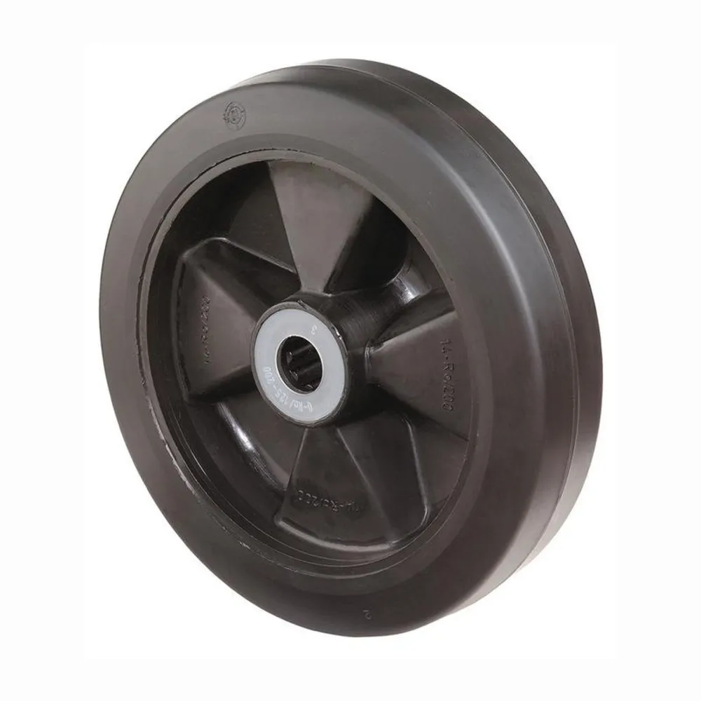 BS Rollen Ersatzrad Elastik-Vollgummi schwarz Rollenlager Ø 160 mm 250 kg - B60.160