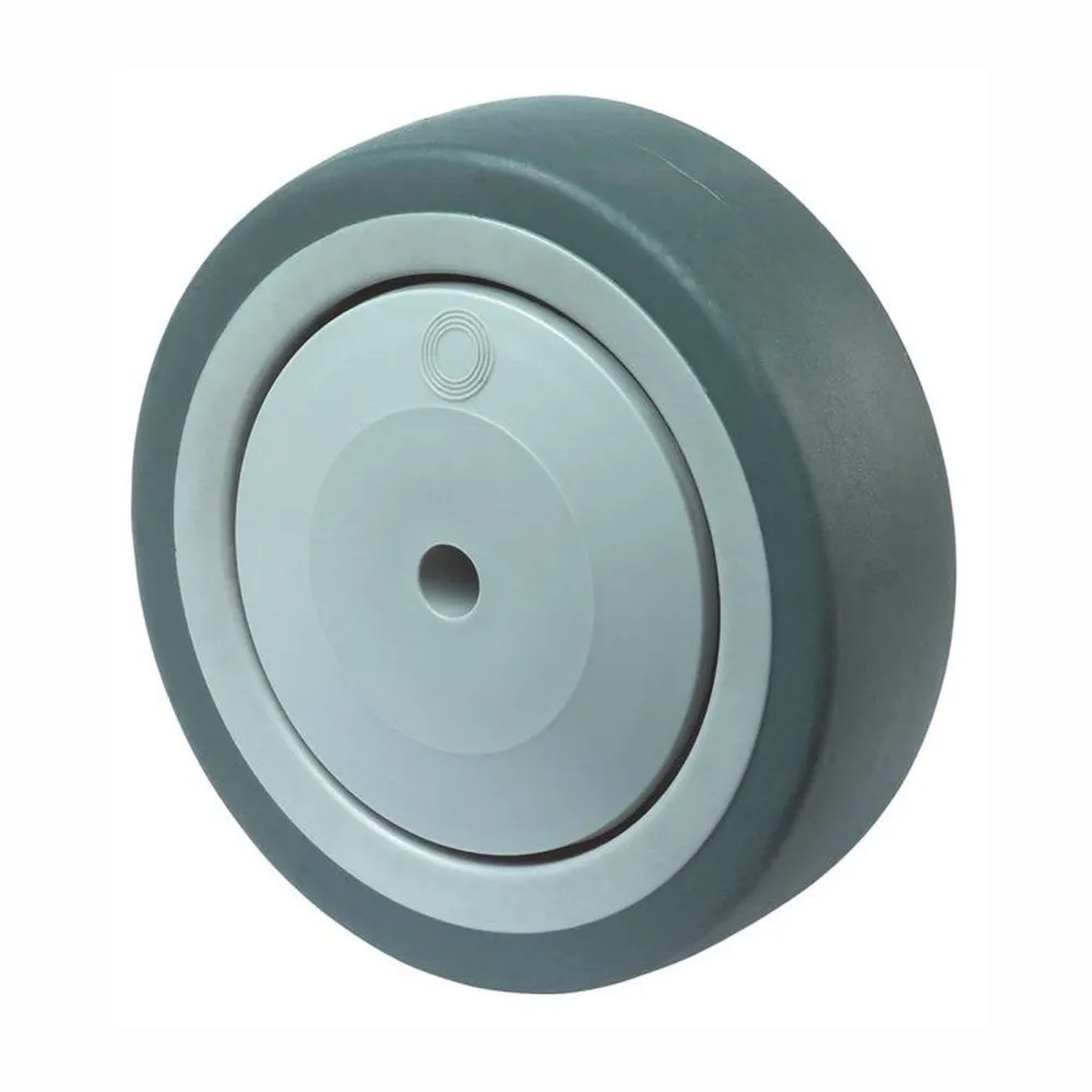 BS Rollen Ersatzrad Gummi grau Kugellager Ø 125 mm 100 kg - A85.125