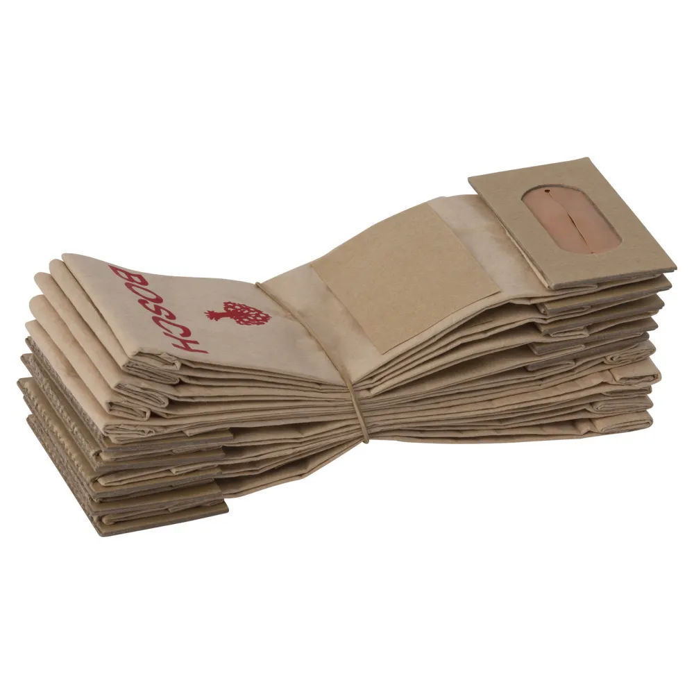 Bosch 10x Staubbeutel zu Schwingschleifern, Papier für GSS 230 / 280A / 280 AE - 2605411114